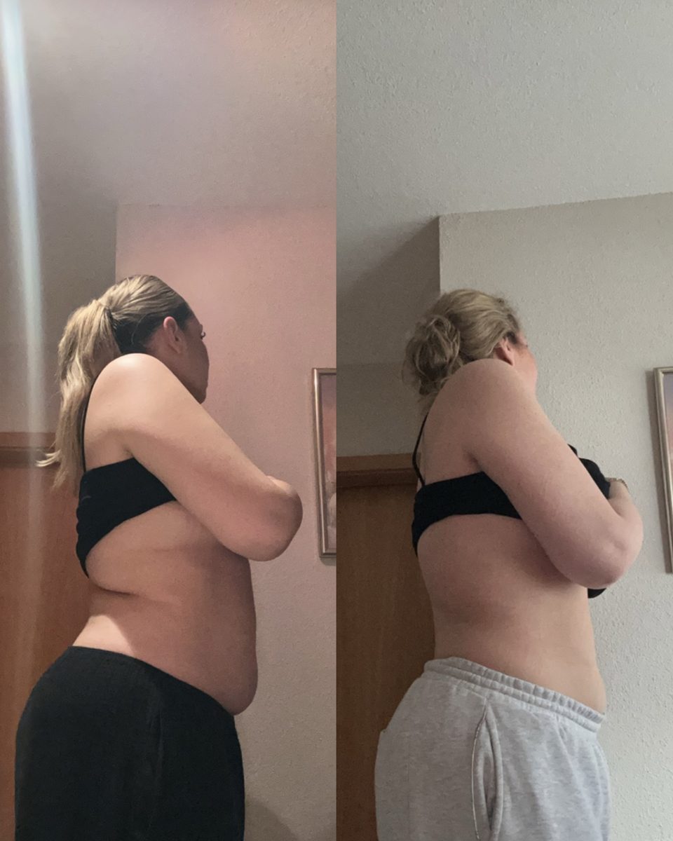 Vorher-Nachher Transformation einer Kundin